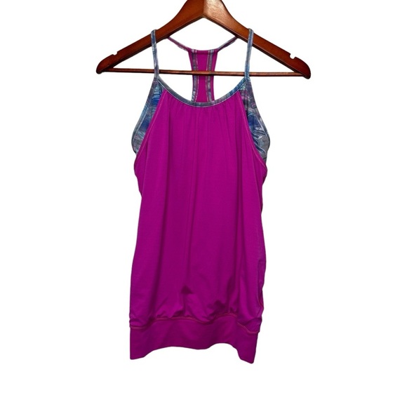 Lululemon Iviva Pink Athletic Tank Top Size 14 - Picture 1 of 9
